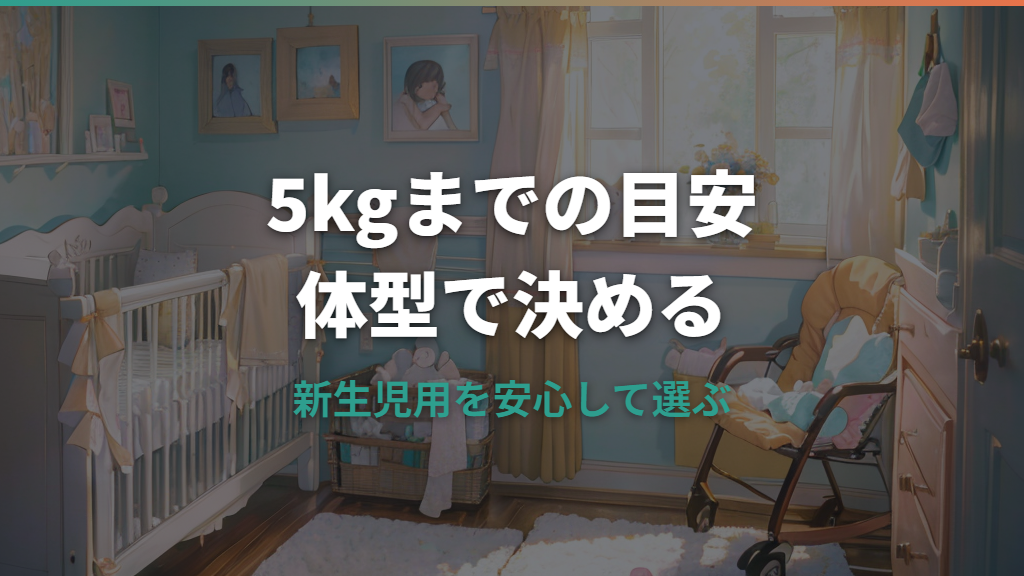 おむつ新生児はいつまで使う？5kg・生後1〜2か月とSサイズへ替えるサイン