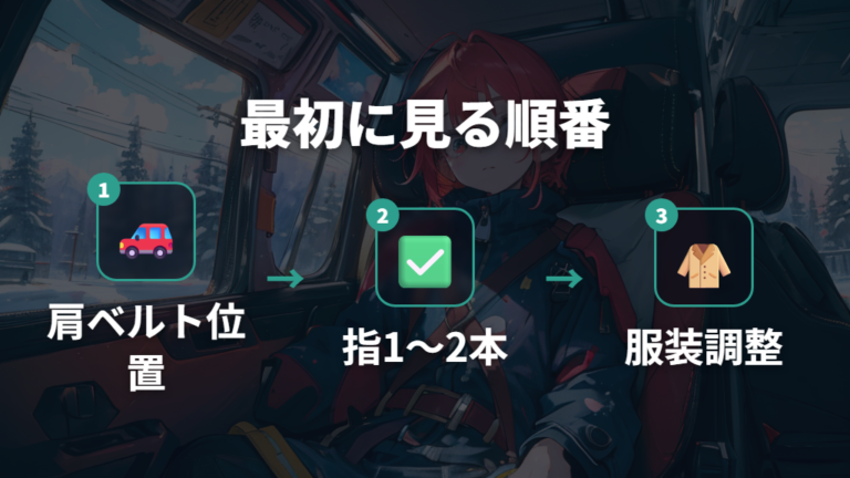 抜け出す原因とベルト調整で最初に見るポイント