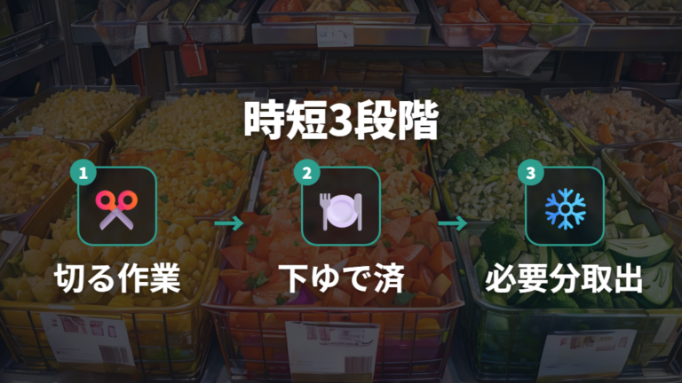 離乳食作りを時短できる理由は下処理済み食材にある
