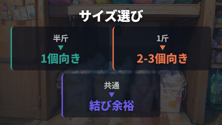 おむつに合うパン袋サイズは入る枚数と結びやすさで選ぶ