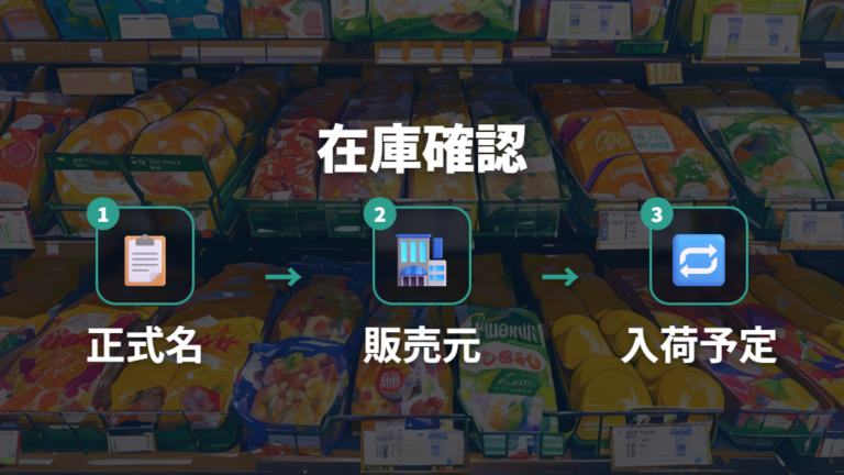 販売終了に向けた在庫の探し方は販売元と入荷予定を確認する