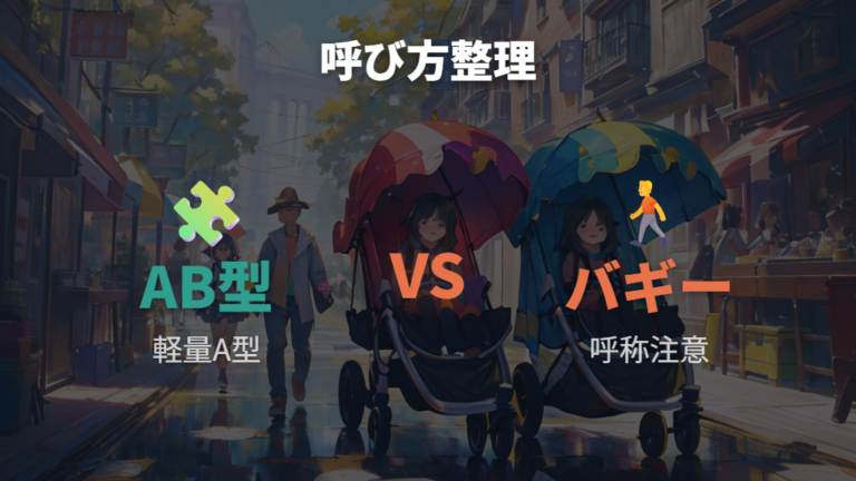 AB型やバギーとの違いも押さえておく