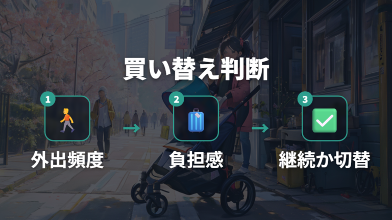 買い替えか兼用タイプかの判断は外出頻度で決める