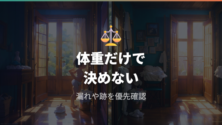 体型と発達に合うサイズは体重だけで決めない