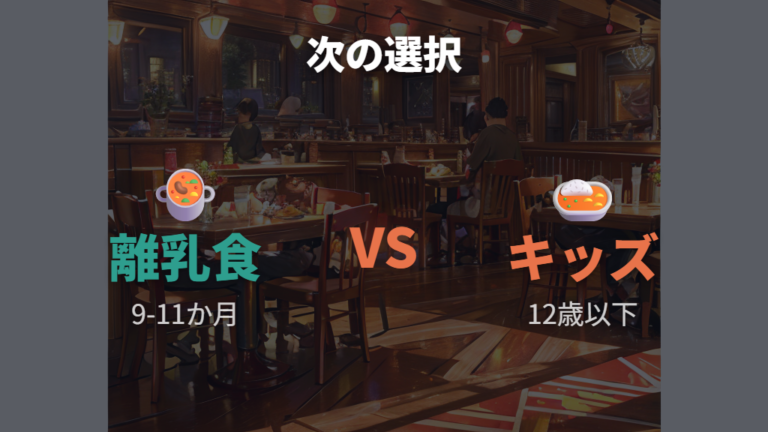 キッズセットとの違いは離乳食卒業後の選択肢で考える