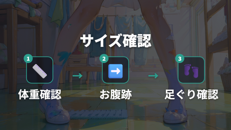SmartAngelおむつの特徴をサイズ感と足まわりで見極める