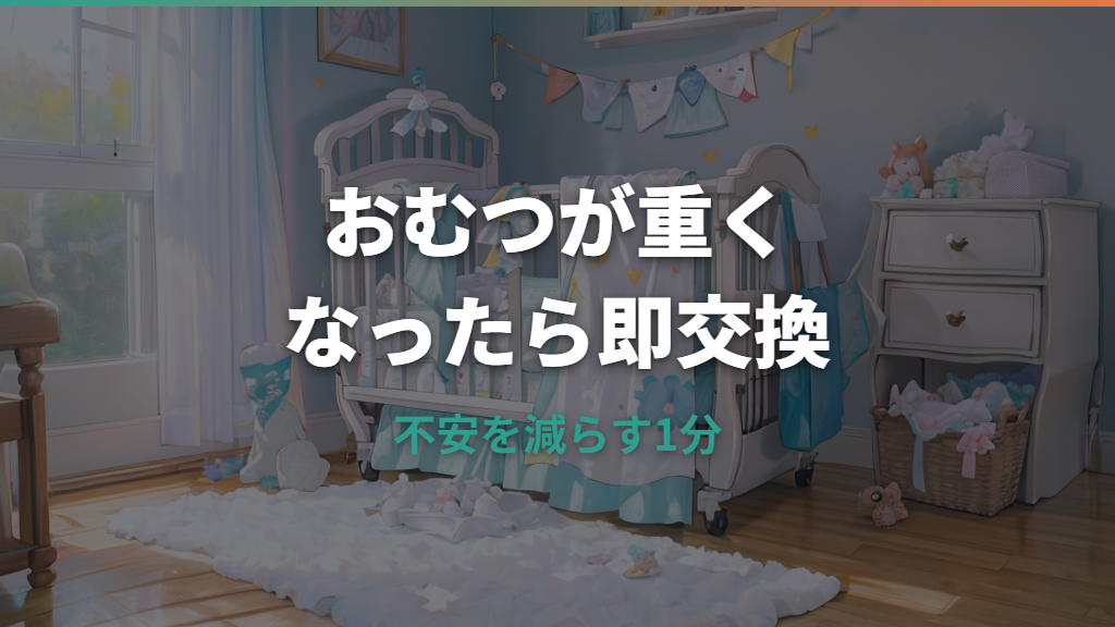 おむつがパンパンのとき替える目安は？漏れ・かぶれ・サイズ選びを整理