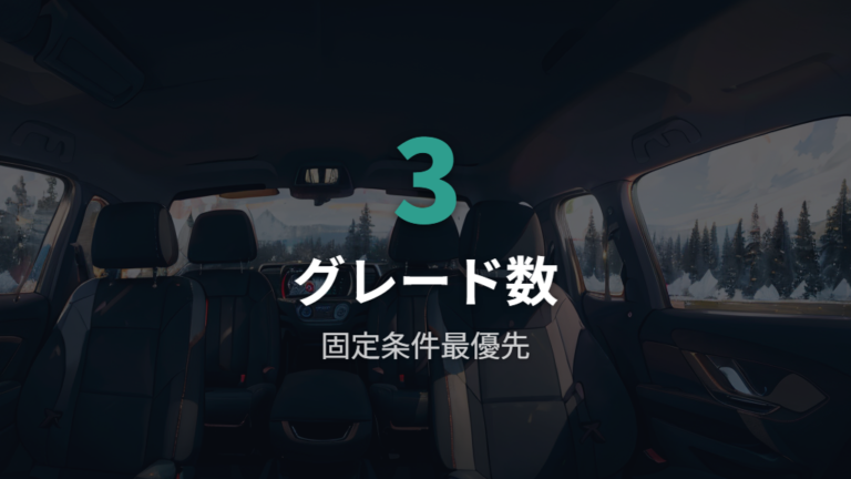 現行シエンタの乗車定員とグレードは固定条件のあとに見る