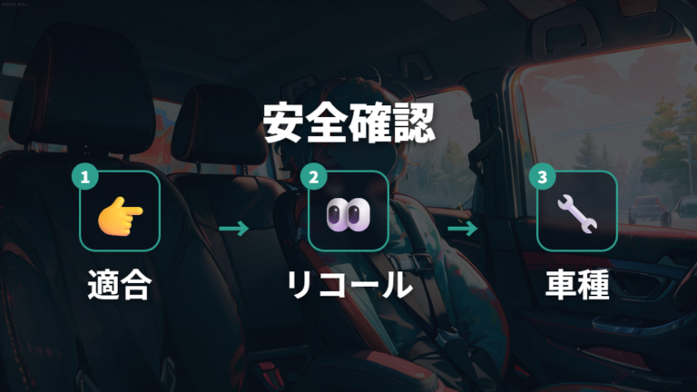 中古購入で見る安全基準は適合とリコールを優先する