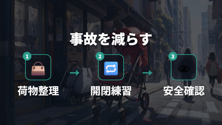 安全な使い方は荷物と開閉時の事故リスクを短く押さえる