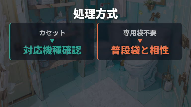 おむつ処理ポットの現行商品は方式と設置場所で見る